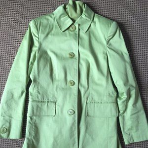 Green duster jacket